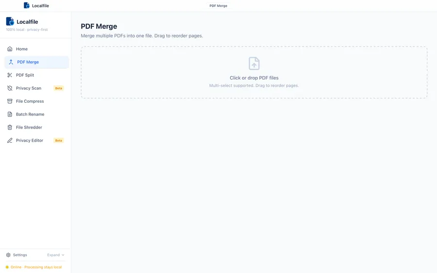 PDF Merge screenshot
